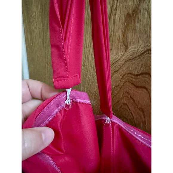 Revelry Formal Gown Dress Womens 18 Bright Pink Long Maxi Chiffon Bridesmaids - Picture 4 of 14